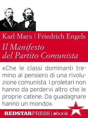 cover image of Il Manifesto del Partito Comunista. Edizione integrale